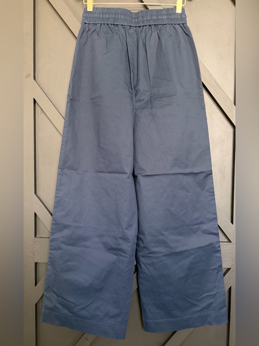 Boden Greenwich Tie Waist Wide Leg Pants in Navy, Size 2 - Picture 8 of 11